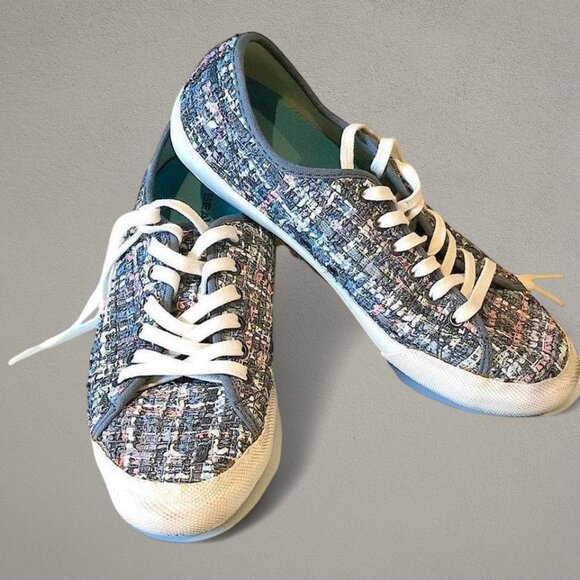 Anthropologie Shoes - Anthropologie SeaVees Sneakers Tweed Grey Silver Pastel Multi Monterey (8.5)